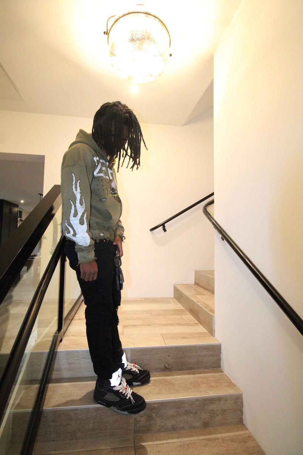 Sage Green Zernu Zip Up